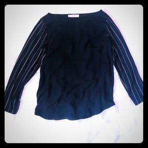 Loft black blouse